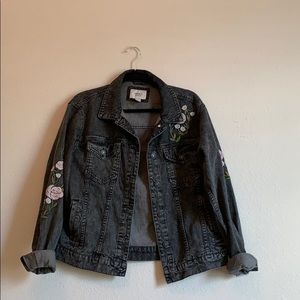 Washed black jean jacket FOREVER 21